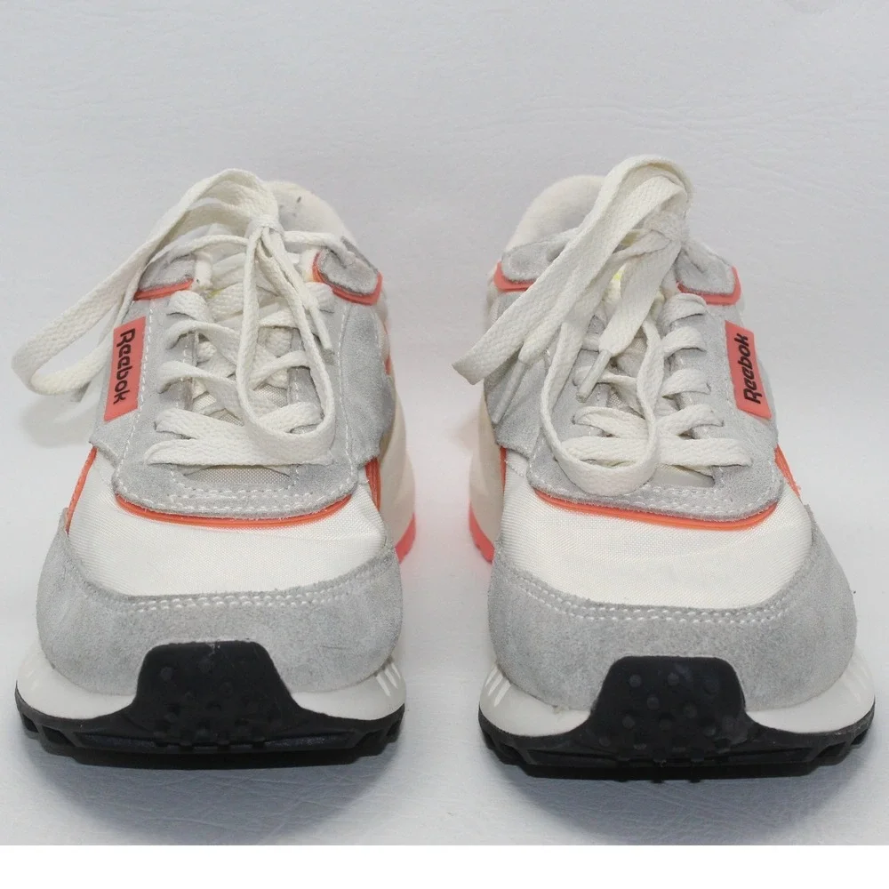 Reebok Legacy AZ Womens Sneakers Chalk‎ Neon Cherry Suede GZ1416 Size 7